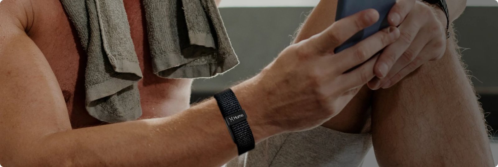Hume Band 2.0 being worn during everyday activity